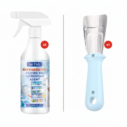 🧊 LAST DAY - BUY 2 GET 1 FREE! ✨ Defrosting Spray for Fridge & Freezer - Rapid Ice Removal with Eco-Friendly Formula for Effortless Cleaning 🌿❄️