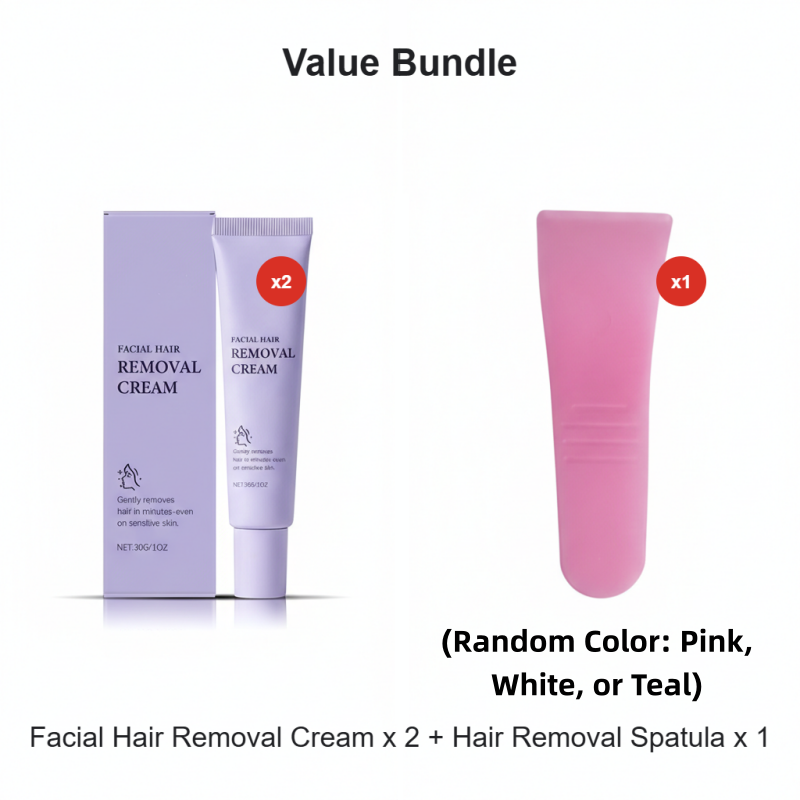 ⏰ Now only 50% off!🔥Buy 2 Get 1 Free🔥Gentle and Painless Facial Hair Removal Cream