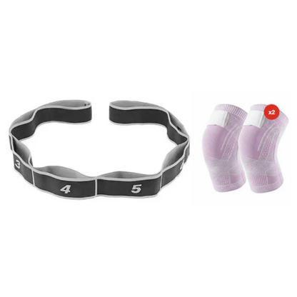 Fitness resistance band for stretching and yoga