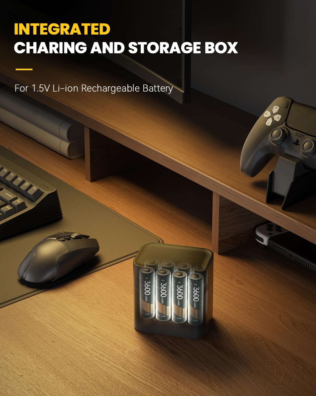 🏆Flash Sale💥🎁🔋Charging Compartment - Rechargeable Aa/Aaa Lithium Battery