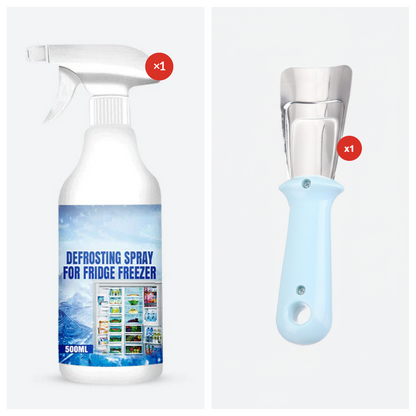 🧊 LAST DAY - BUY 2 GET 1 FREE! ✨ Defrosting Spray for Fridge & Freezer - Rapid Ice Removal with Eco-Friendly Formula for Effortless Cleaning 🌿❄️