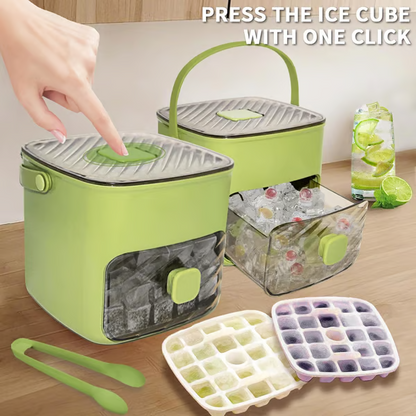 🧊Portable Ice Maker with Lid and Storage Box (50 cubes)