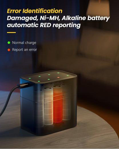 🏆Flash Sale💥🎁🔋Charging Compartment - Rechargeable Aa/Aaa Lithium Battery