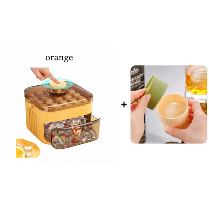 🧊Portable Ice Maker with Lid and Storage Box (50 cubes)