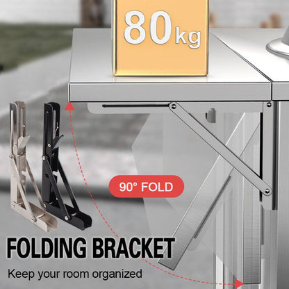🥳2026 HOT SALE🥳🛋️📚 Fold in a Second, Declutter Instantly! Multi-use Bracket for a Tidy Kitchen/Study 🧱✨