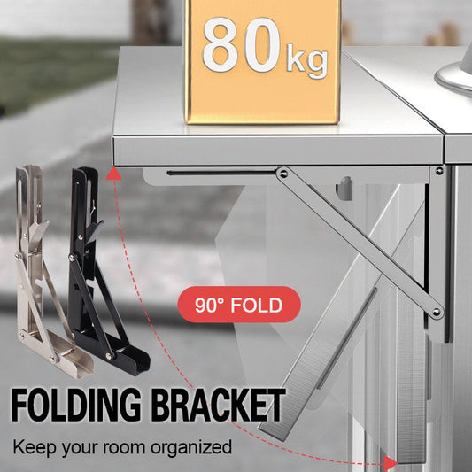 🥳2026 HOT SALE🥳🛋️📚 Fold in a Second, Declutter Instantly! Multi-use Bracket for a Tidy Kitchen/Study 🧱✨