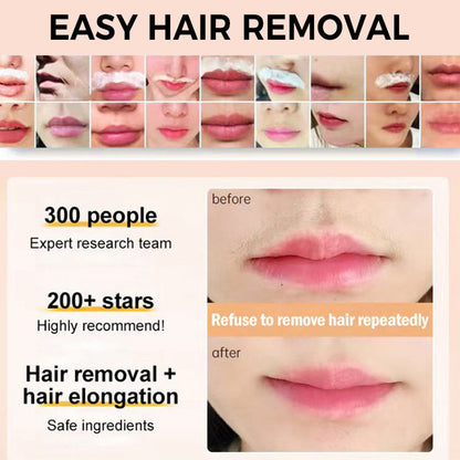 ⏰ Now only 50% off!🔥Buy 2 Get 1 Free🔥Gentle and Painless Facial Hair Removal Cream