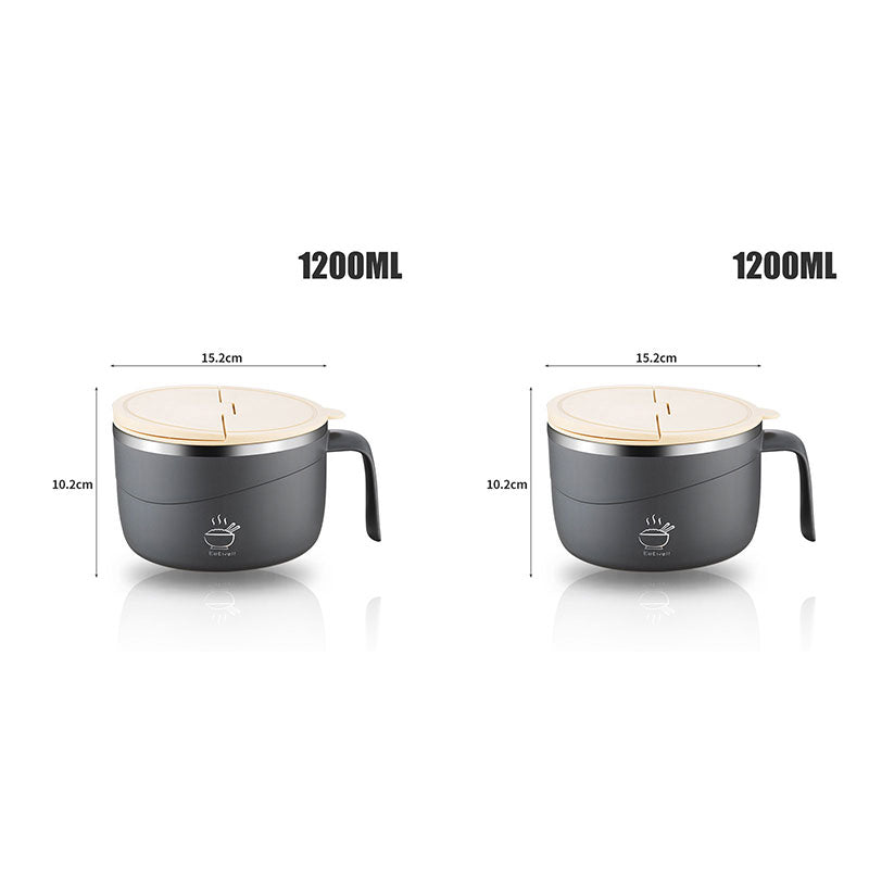 🔥304 Stainless Steel Insulated Ramen Bowl