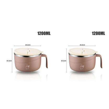 🔥304 Stainless Steel Insulated Ramen Bowl