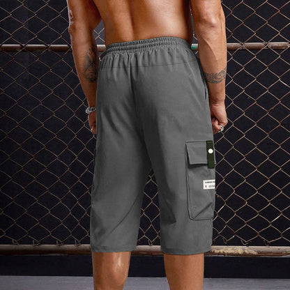 📢Men's Casual Drawstring Capri Cargo Pants