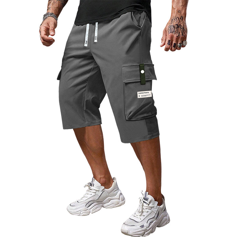 📢Men's Casual Drawstring Capri Cargo Pants