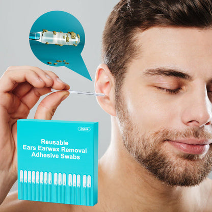 🥳2026 HOT SALE🥳Reusable Earwax Remover – Soft adhesive tip, no cotton mess. Simple & gentle for seniors. Keep ears clean & comfortable. 🤲💚