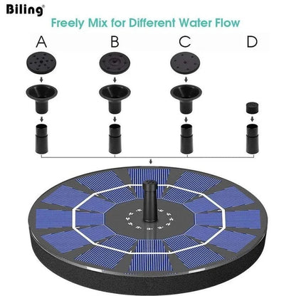 ⏳Time-Limited Special⏰Compact Solar Bird Fountain Pump – Keep Your Garden Alive! 🐦️