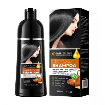 4-in-1 Gentle Hair Color Shampoo for Lasting Color