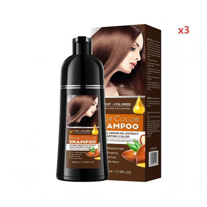 4-in-1 Gentle Hair Color Shampoo for Lasting Color